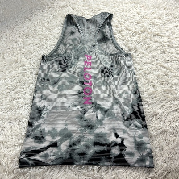 Lululemon Swiftly Tech Tank 2.0 *Wash Shibori Stripe Graphite Grey - Picture 3 of 4